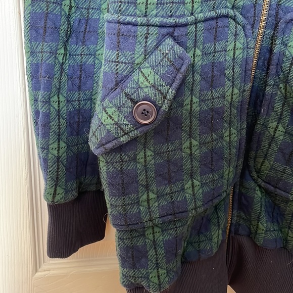 L.A.M.B. Quilted Plaid Long Hoodie - Picture 5 of 5